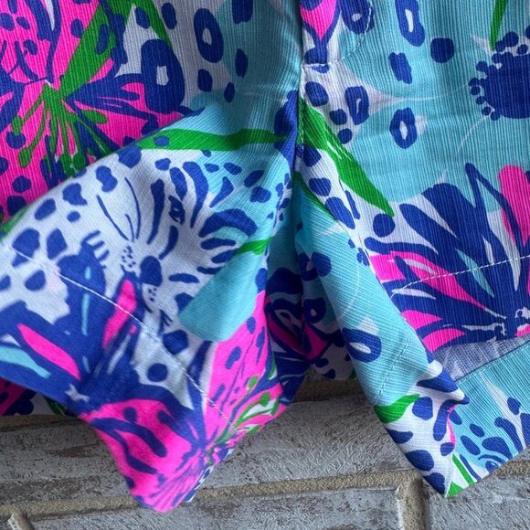 Lilly Pulitzer Colorful Floral The Callahan Shorts Women's Size 0 - Picture 9 of 10
